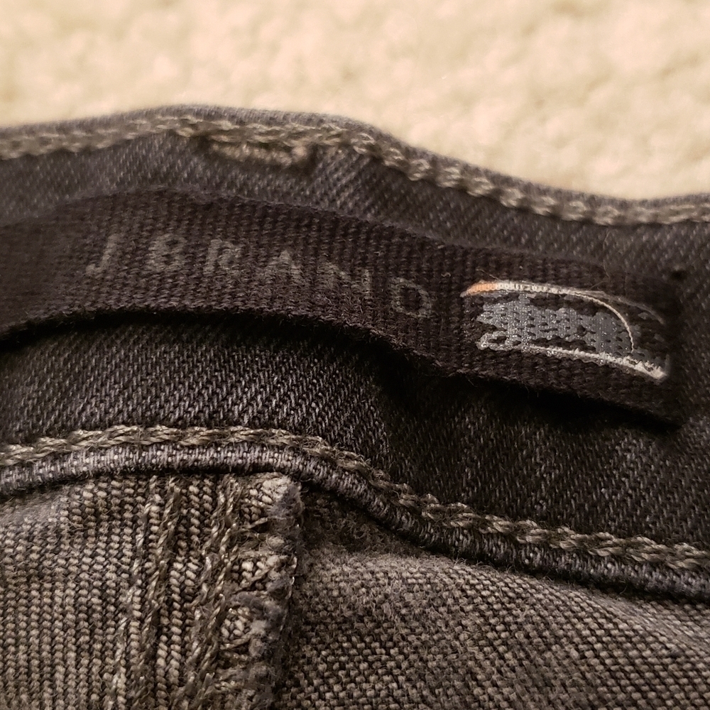 J Brand Lillie Black Leopard Print High Rise Crop… - image 8